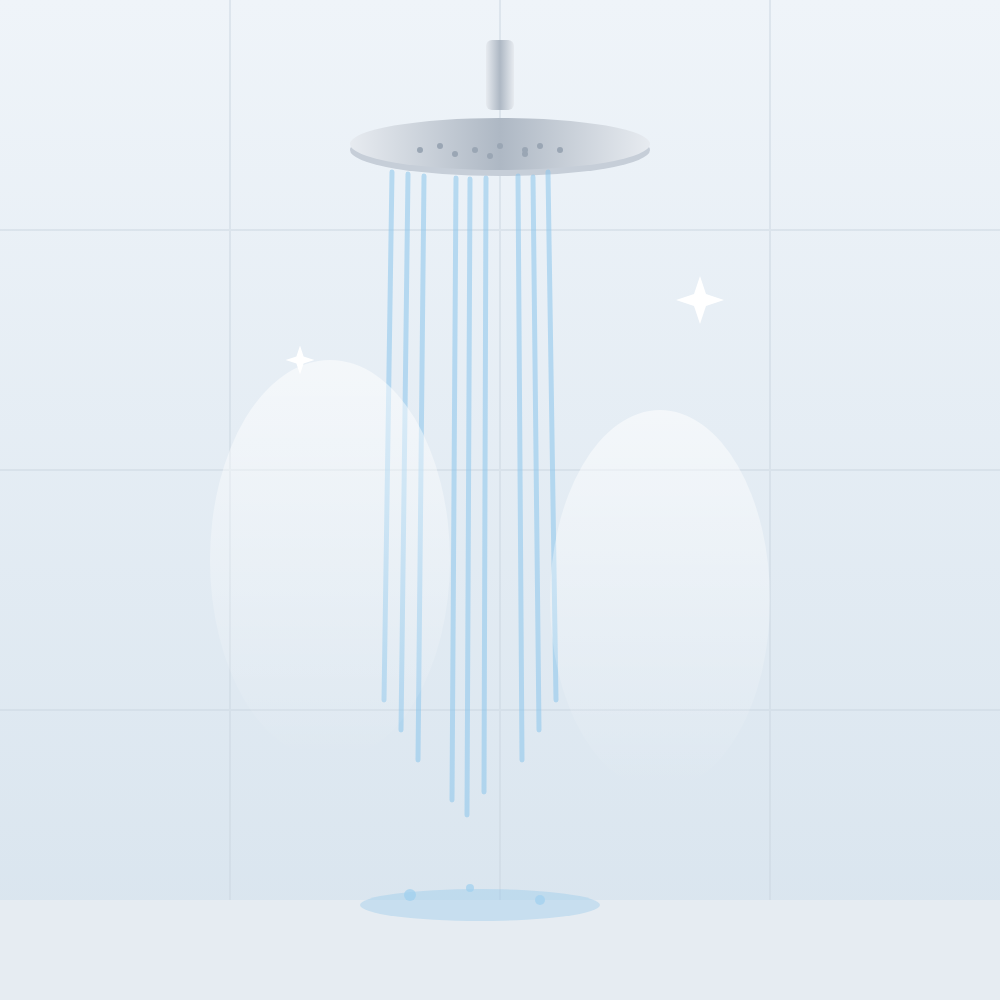 A fresh, chlorine-free shower