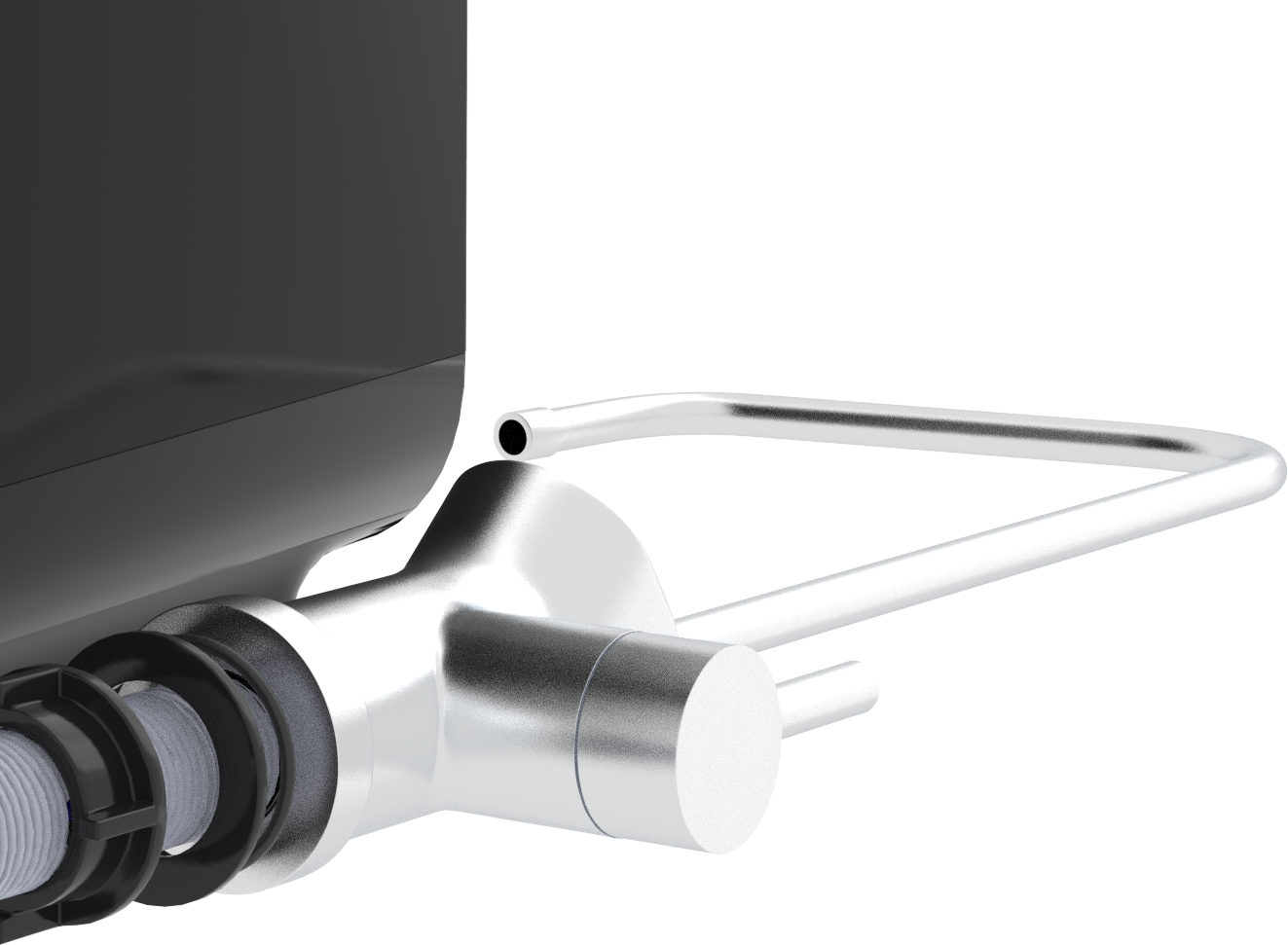 360 Infinity Tankless RO smart faucet with three-position handle