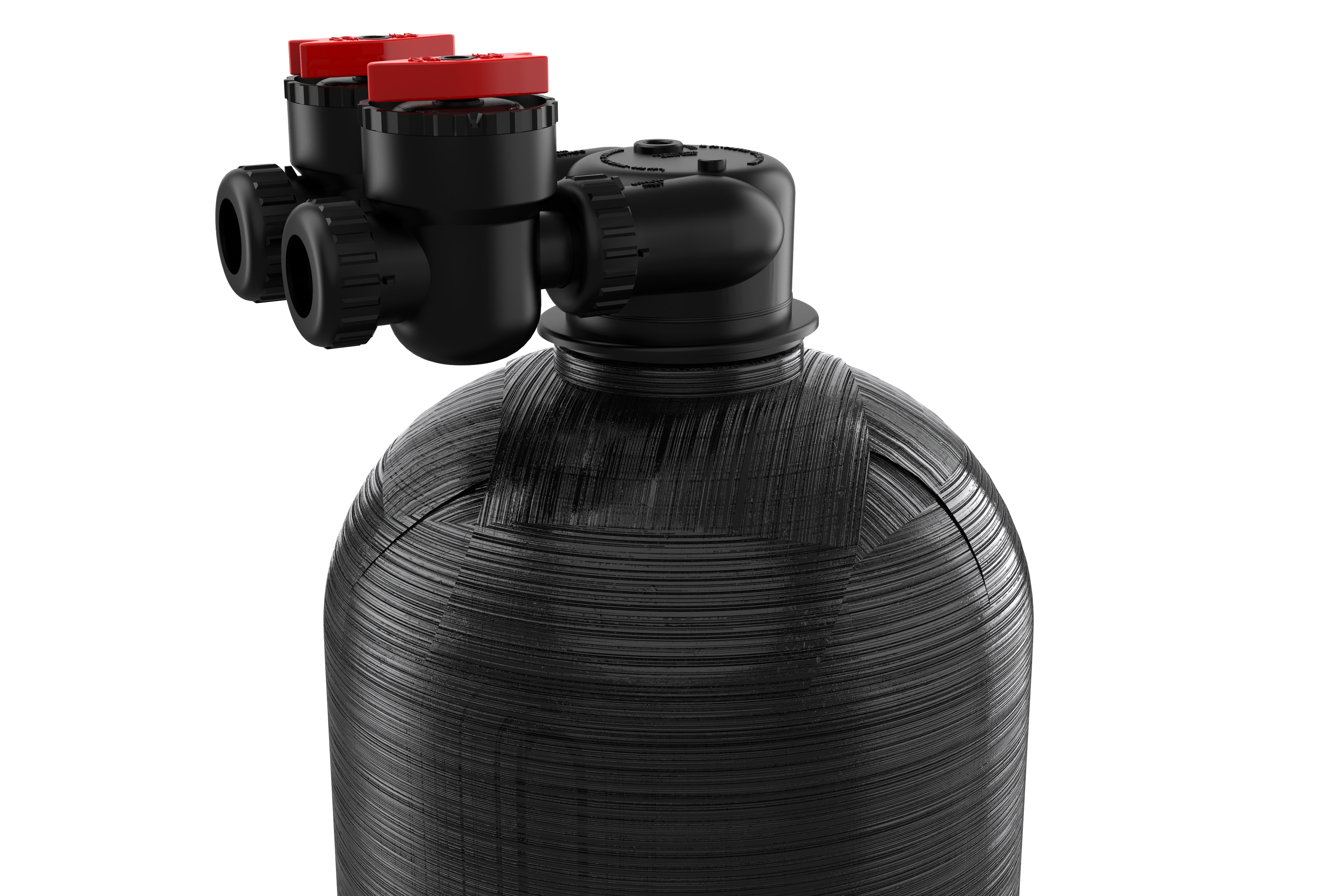 360 salt-free conditioner Clack in-and-out valve head detail