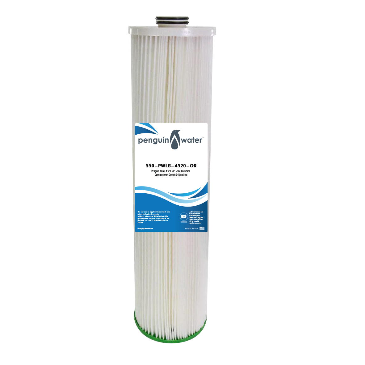 360 4.5" x 20" Scale Reduction Cartridge, Double O-Ring