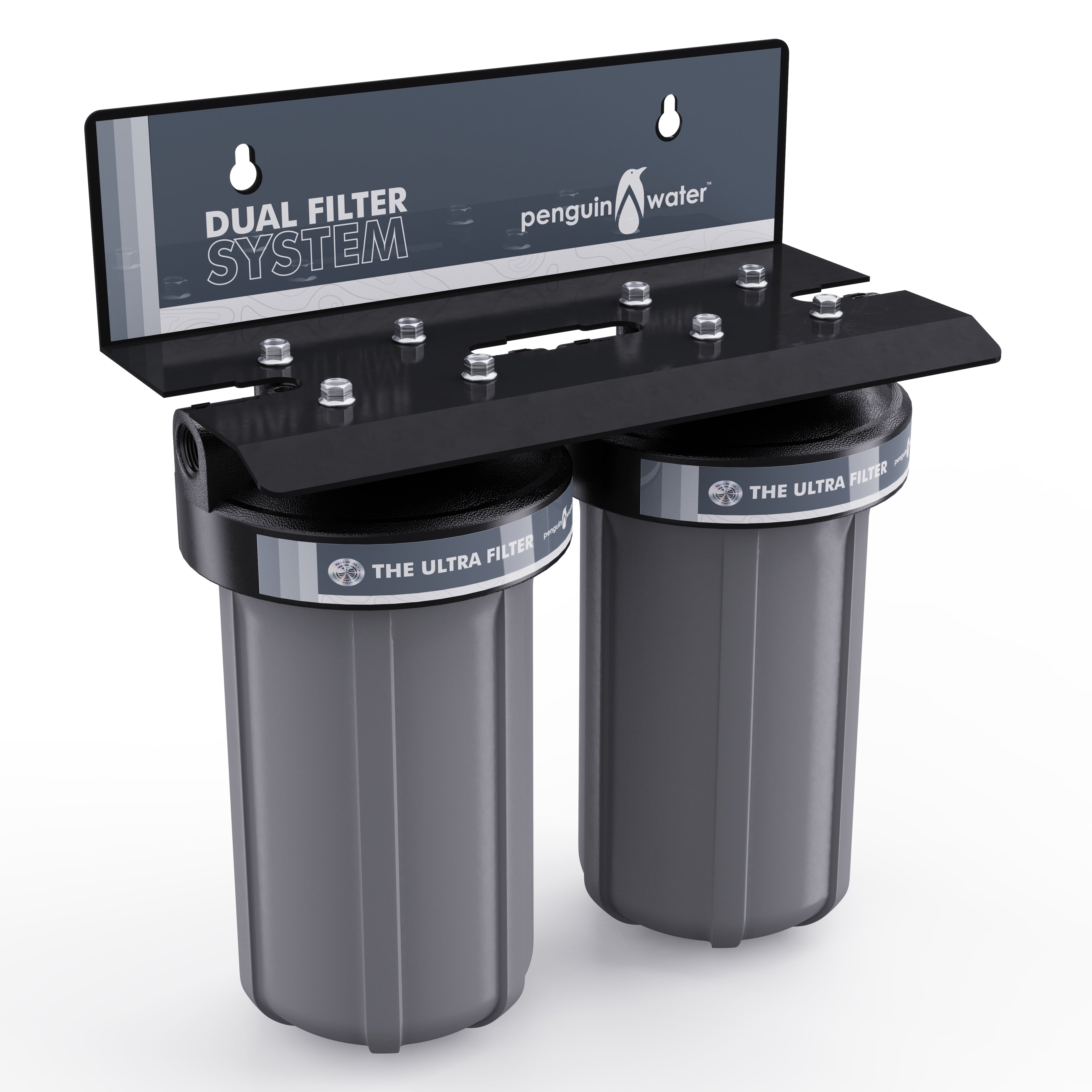 Penguin Water Dual 4.5" X 10" Ultra Filter System