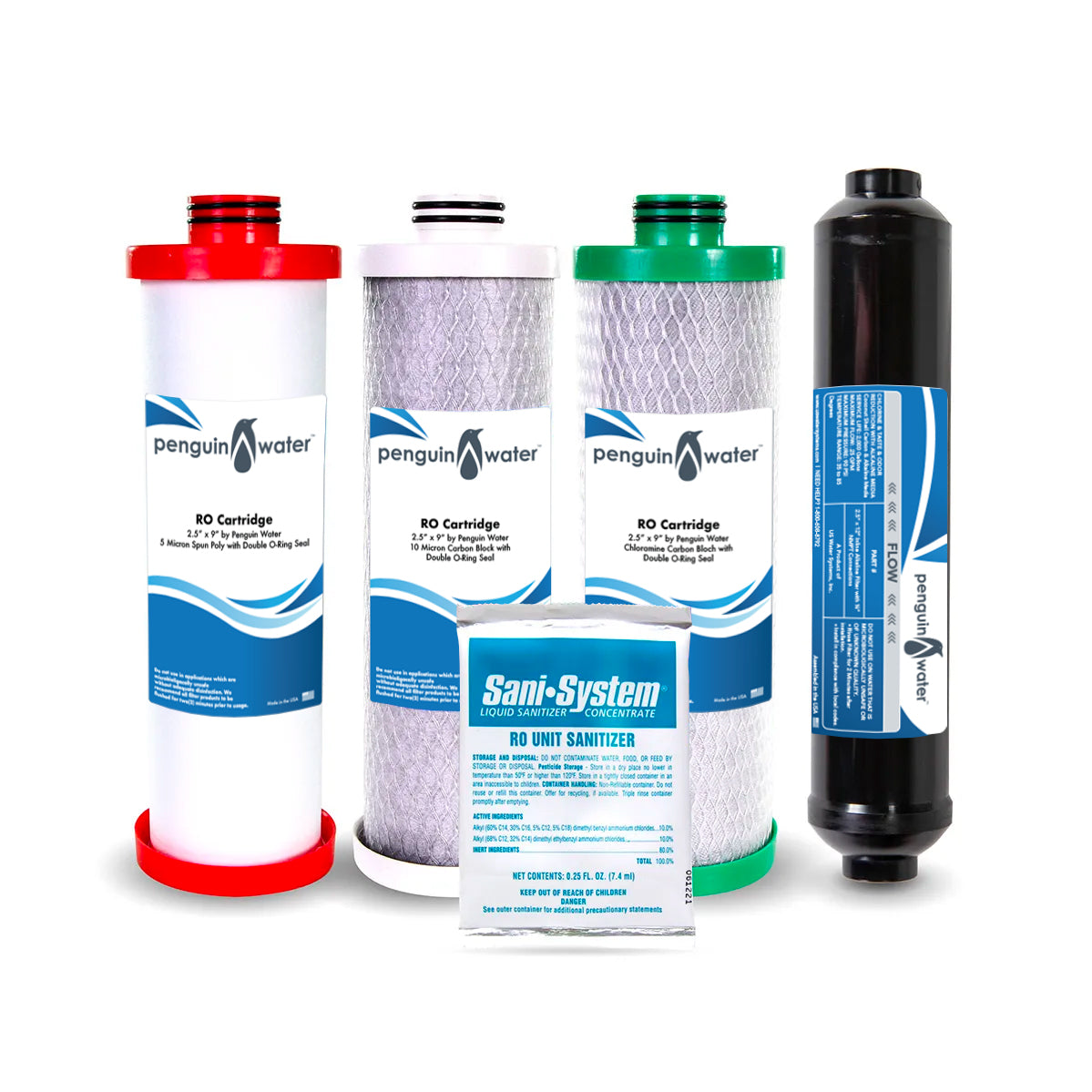 360 5 / 6 Stage R/O Filter Pack